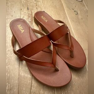 MIA Brown Sandals